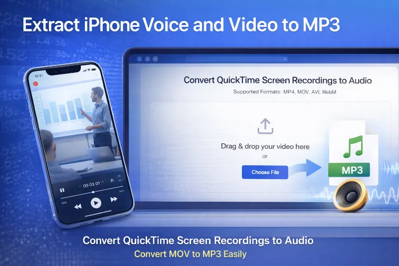 Extract iPhone Voice and Video to MP3